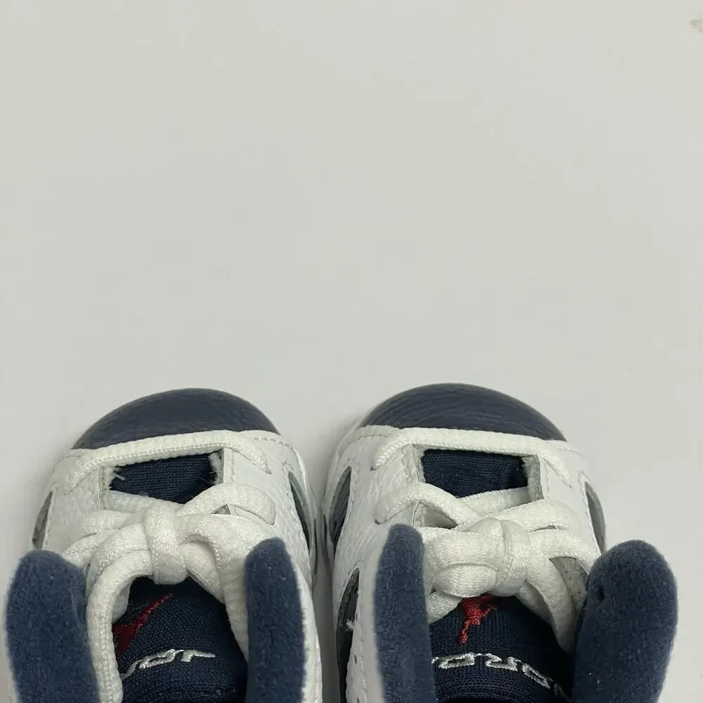 Air Jordan 6 Retro TD Olympic 2024 DV3606 164 Size 3 USA Red White Blue Baby